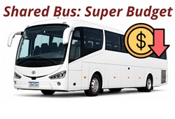 SHARED BUS (Price per person)